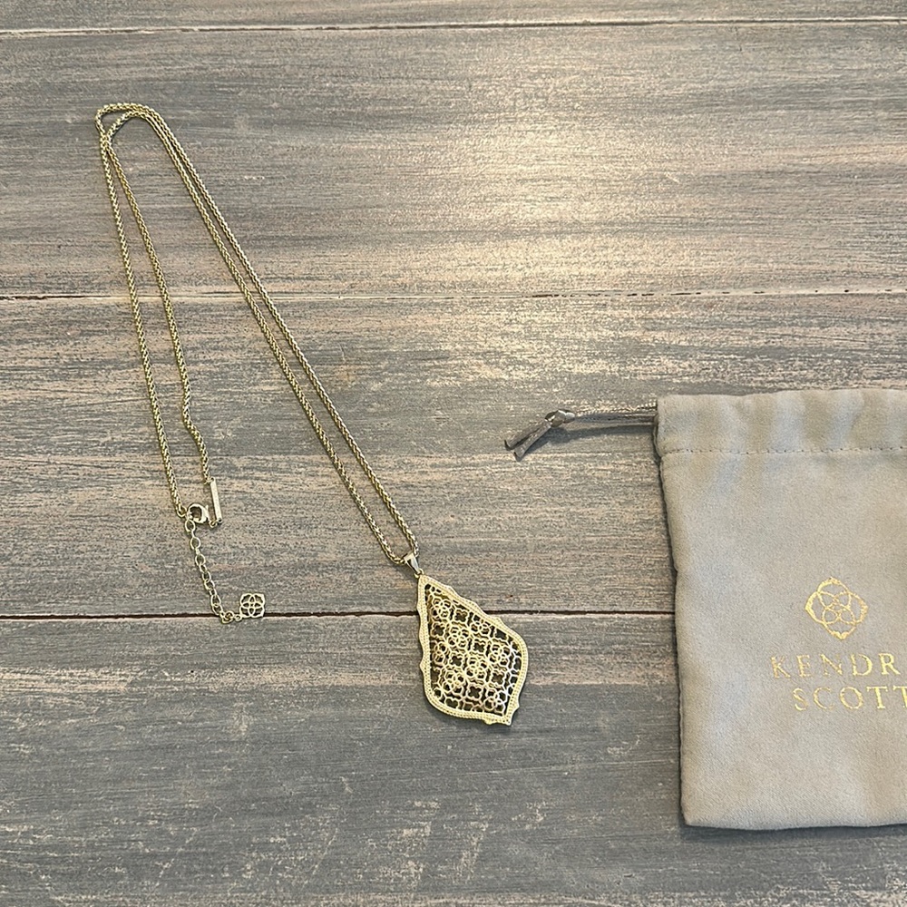 Kendra Scott Gold Long Necklace